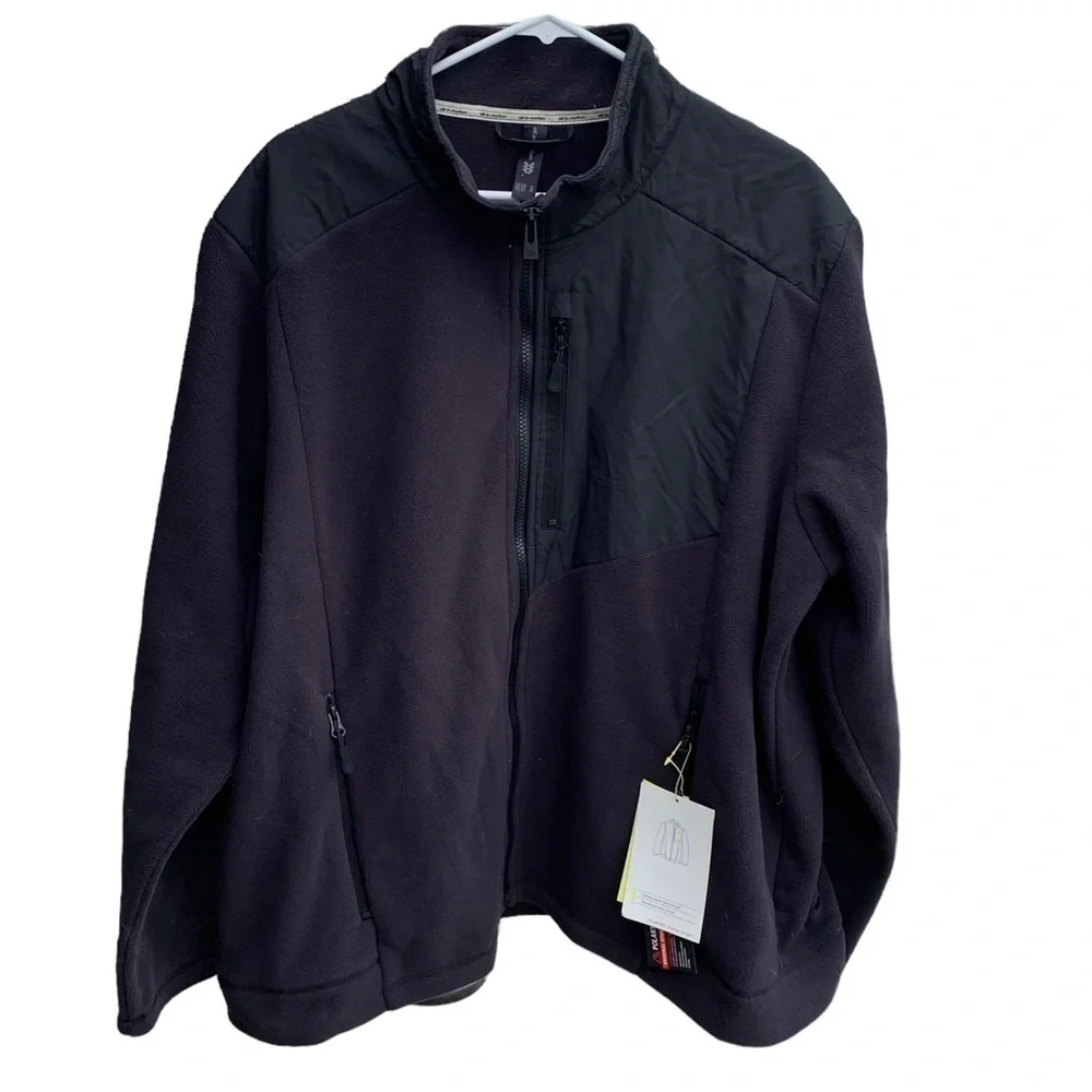 🆕 Polartec Fleece Jacket 200 Series All In Motion Black Men’s Size XXL